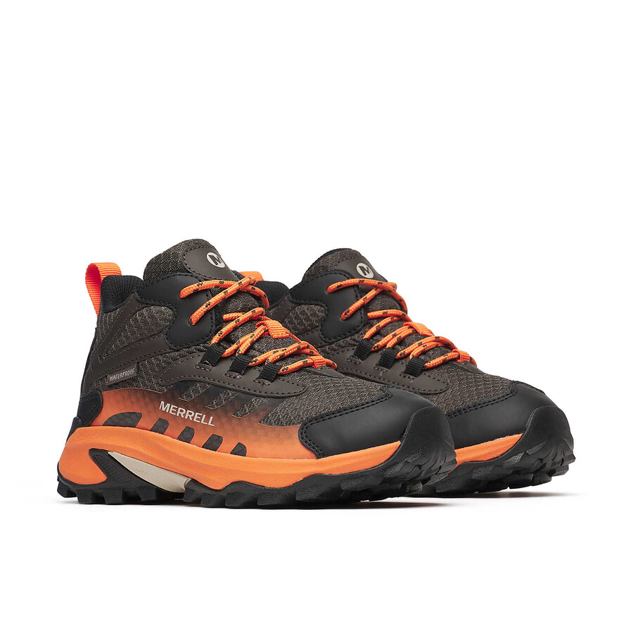 barn - moab speed 2 mid vanntett - athletics bk gunsmokeoransje