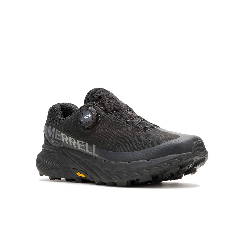 agility peak 5 boa gore-tex terrengløpesko for dame svart