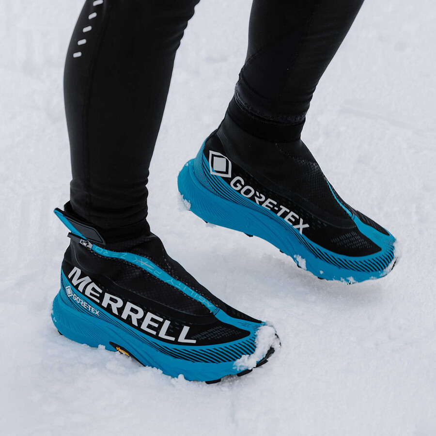 agility peak 5 zero gore-tex terrengløpesko for dame basaltstucco